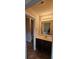 Bathroom view showing a vanity with sink, mirror, and adjacent shower/tub combo at 1750 Stone Meadow Rd, Lithonia, GA 30058