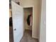 Walk-in closet with rod for hanging clothes at 1750 Stone Meadow Rd, Lithonia, GA 30058