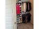 Walk in closet featuring shelving and ample space for storage of clothes and accessories at 1750 Stone Meadow Rd, Lithonia, GA 30058