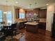 Well-equipped kitchen with granite countertops, stainless steel appliances, and hardwood flooring at 1750 Stone Meadow Rd, Lithonia, GA 30058