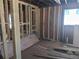 A look at the framing construction for interior walls and plumbing at 110 Dahlia Nw Ave, Atlanta, GA 30314