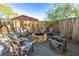 Inviting backyard fire pit with ample seating for outdoor entertaining and relaxation at 235 South St, Buford, GA 30518