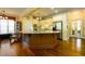 Spacious kitchen with stainless steel appliances, granite countertops, and a large island at 2553 Twilight Vw, Snellville, GA 30078