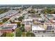 Aerial view of a vibrant city neighborhood with diverse architecture and tree-lined streets at 1596 Cleveland Ave # 204, Atlanta, GA 30344