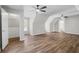 Bonus room with high ceilings and ceiling fans next to the bathroom at 280 Old Carrollton Rd, Carrollton, GA 30116