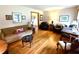 Cozy living room with hardwood floors and comfortable seating at 3556 Forest Hill Rd, Powder Springs, GA 30127