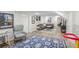 Finished basement with recreational space, comfortable seating, and a playful atmosphere at 3562 Sunderland Ne Cir, Atlanta, GA 30319