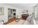 Inviting living room features hardwood floors, fireplace, and built-in shelving at 3562 Sunderland Ne Cir, Atlanta, GA 30319