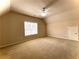 Bedroom with carpet, a ceiling fan, and a window at 2585 Chandler Grove Dr, Buford, GA 30519