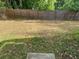 Large backyard with a privacy fence at 185 Glenrose Sw Cir, Atlanta, GA 30354
