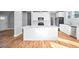 New kitchen featuring a kitchen island and stainless steel appliances at 3180 Tackett Rd, Douglasville, GA 30135