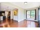 Bright breakfast area connects kitchen and dining with outdoor views at 3570 Terrasol Sw Trl, Lilburn, GA 30047