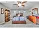 Cozy bedroom with neutral tones, with decorative pillows, creating a warm and inviting atmosphere at 326 Carmichael Cir, Canton, GA 30115