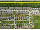 Aerial view of the home's location near the Silver Comet Trail, shown in a community with tree-lined streets at 5209 Carrington Park Dr, Powder Springs, GA 30127