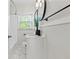 Clean bathroom with a vanity, modern fixtures, marble tile floors and a shower/tub combo at 561 Allendale Dr, Decatur, GA 30032
