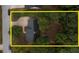 Aerial view highlighting the property's boundaries and surrounding greenery at 70 Summer Walk Dr, Covington, GA 30016