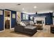 Finished basement living room showing access to workout room and other rooms at 4727 Emily Sw Dr, Lilburn, GA 30047