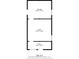 Floor plan displaying the storage space and layout of the additional room at 1809 Cassville Nw Rd, Cartersville, GA 30121