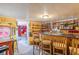 Finished basement featuring a full bar with ample seating at 2733 Winburn Ter, East Point, GA 30344