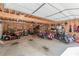 Spacious garage interior with ample storage and room for multiple vehicles and equipment at 2733 Winburn Ter, East Point, GA 30344