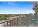 Enjoy the city views from this condo balcony with a table, perfect for relaxing at 361 17Th Nw St # 1708, Atlanta, GA 30363