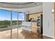 Bright kitchen features hardwood floors, stainless steel appliances, and a scenic view at 361 17Th Nw St # 1708, Atlanta, GA 30363