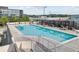 Relax by the community pool with comfortable lounge chairs and cabanas at 361 17Th Nw St # 1708, Atlanta, GA 30363