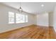Bright living room featuring hardwood floors, and large windows with natural light at 43 Lott Se Ave, Marietta, GA 30067