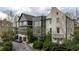 Attractive row of townhomes with manicured landscaping and modern architectural details at 588 Bismark Ne Rd, Atlanta, GA 30324