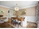 Formal dining room with elegant lighting and classic decor at 1050 Willeo Ct, Marietta, GA 30068