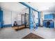Painted home gym with weight rack and plenty of space at 1740 Fairbanks Sw St, Atlanta, GA 30310