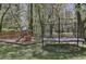 Fenced backyard features a playground set and a trampoline for outdoor enjoyment at 2789 Townley Cir, Atlanta, GA 30340
