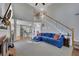 Inviting living room featuring a staircase, and an open layout to the kitchen for easy entertaining at 5108 Staplehurst Ln, Woodstock, GA 30189