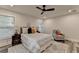 Bedroom featuring modern ceiling fan, queen sized bed, side tables and recessed lighting at 538 Center Hill Nw Ave, Atlanta, GA 30318