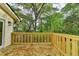 Cozy wooden deck overlooking lush greenery, perfect for outdoor relaxation and entertaining at 538 Center Hill Nw Ave, Atlanta, GA 30318