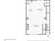 Layout of the first floor featuring the kitchen, bathroom, dining room, and living room areas at 6404 Brookside Se Blvd, Mableton, GA 30126