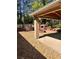 Outdoor kitchen featuring a pizza oven, built-in grill, and ample counter space, perfect for entertaining at 7027 Grinder Drive, Austell, GA 30168