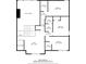 Upstairs floor plan featuring bedrooms, bathrooms, an office, and walk-in closets for ample storage at 2111 Harmony Dr, Canton, GA 30115