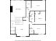 Floorplan for level two of home, featuring office and bedrooms at 2111 Harmony Dr, Canton, GA 30115