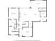 Main floor layout with primary bedroom, living room, kitchen, and dining room at 2111 Harmony Dr, Canton, GA 30115