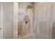 Detailed shower with a built-in shelf and stylish showerhead at 2111 Harmony Dr, Canton, GA 30115