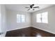 Bedroom features hardwood flooring and well-lit with natural light from two windows at 60 Cleveland Se St, Atlanta, GA 30316