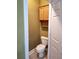 Small water closet with a built in cabinet for extra storage at 1910 Cedar Glenn Way # 4104, Atlanta, GA 30339