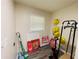 Well-lit storage area with luxury vinyl plank flooring and plenty of room for organization at 5950 Central Church Rd, Douglasville, GA 30135