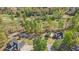 Aerial view of a private home nestled on a wooded lot in a golf course community at 2012 Golfers Way, Villa Rica, GA 30180