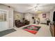 Basement with exercise equipment, lounging chairs, and sports rugs at 2012 Golfers Way, Villa Rica, GA 30180