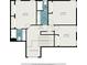 Upstairs floorplan features bedrooms and baths at 2012 Golfers Way, Villa Rica, GA 30180