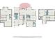 Three floorplans featuring kitchen, dining room, living room, bedrooms and baths at 2012 Golfers Way, Villa Rica, GA 30180