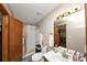 Bathroom with a single vanity, toilet, and shower-tub combination at 3560 Riverchase Dr, Decatur, GA 30034