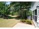 The home has a beautiful backyard with lots of green space and mature trees at 2857 Regal Park # 3, Atlanta, GA 30318
